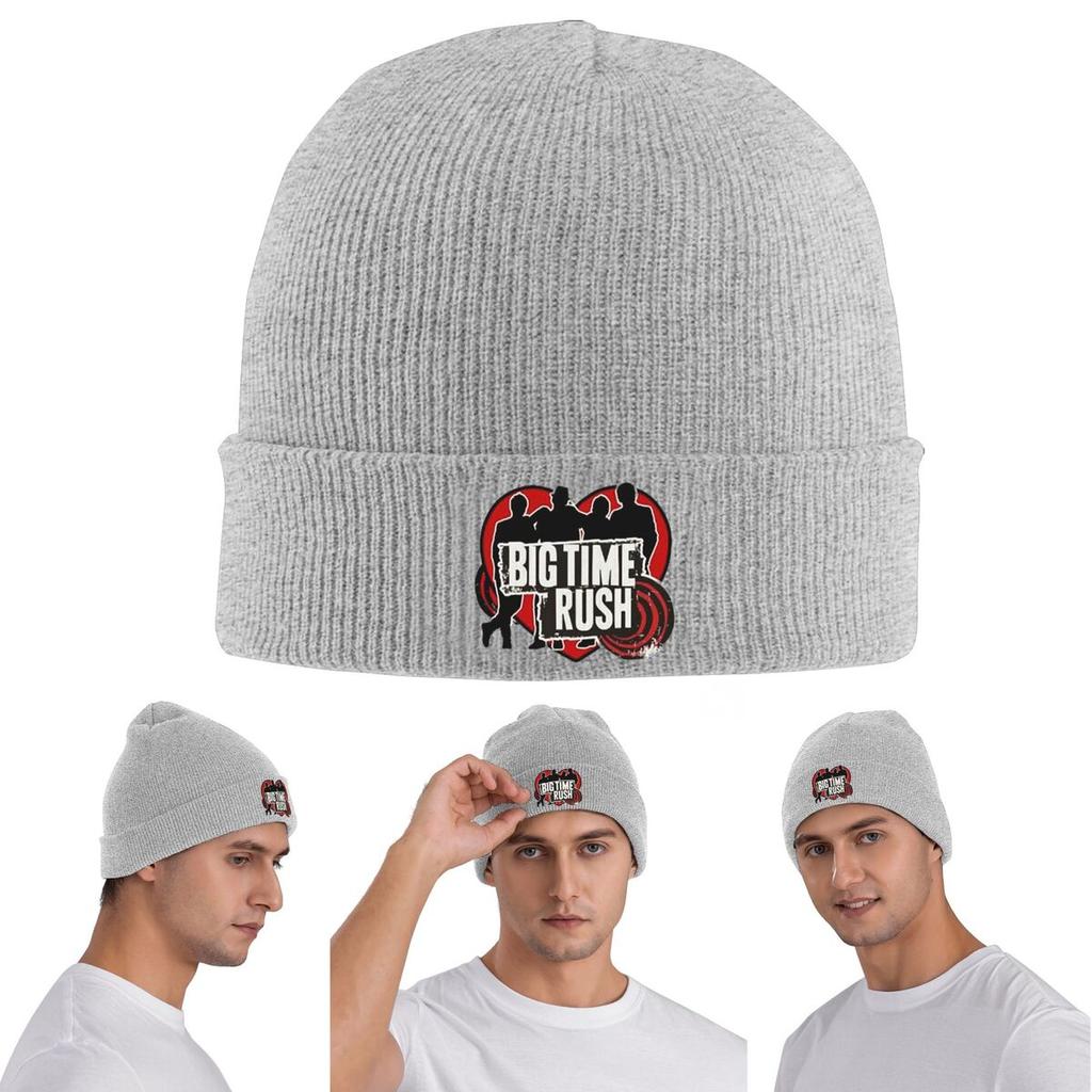 Big Time Rush Reunion Warm Knitted Cap Winter Knit Bonnet Hat Skullies Beanies Hip Hop Caps for Unisex