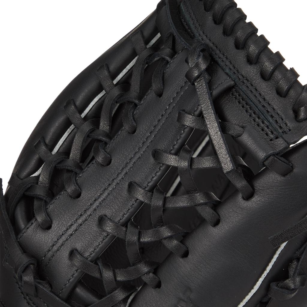 ZETT Litex Black BSGB3910L Baseball/Softball Glove, Left-Handed Throw, (1900),