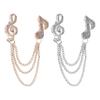 Teacher Gifts Clothes Accessories Musical Note Brooch Sweater Coat Collar Pin Korean Style Badge