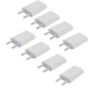 Prise UE blanche - Chargeur Mural De Voyage Usb 5v 1a, 10 Pièces, Adaptateur De Charge Pour Apple Iphone Xs M