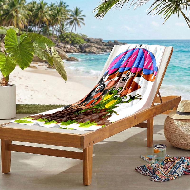 Krtecek Fashion Beach Towel: Ideal for Summer Adventures Soft, absorbent and quick drying suitable for swimming and bathing