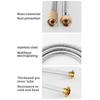 Replacement Handheld Shower Head Hose 1.5/2/3m Faucet Hose Shower Extension Tube  Toilet
