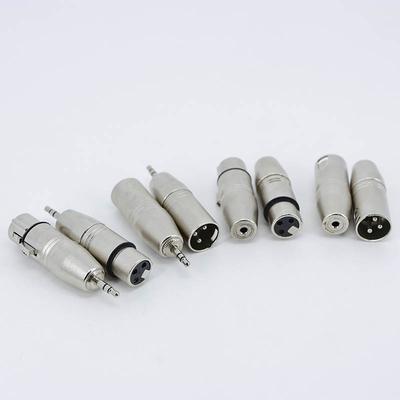 3-контактный XLR папа Мама гнездо на 3,5 мм Мама и папа 1/8" TRS Мини Мама Стерео Микрофон Аудио Адаптер Конвертер Разъем