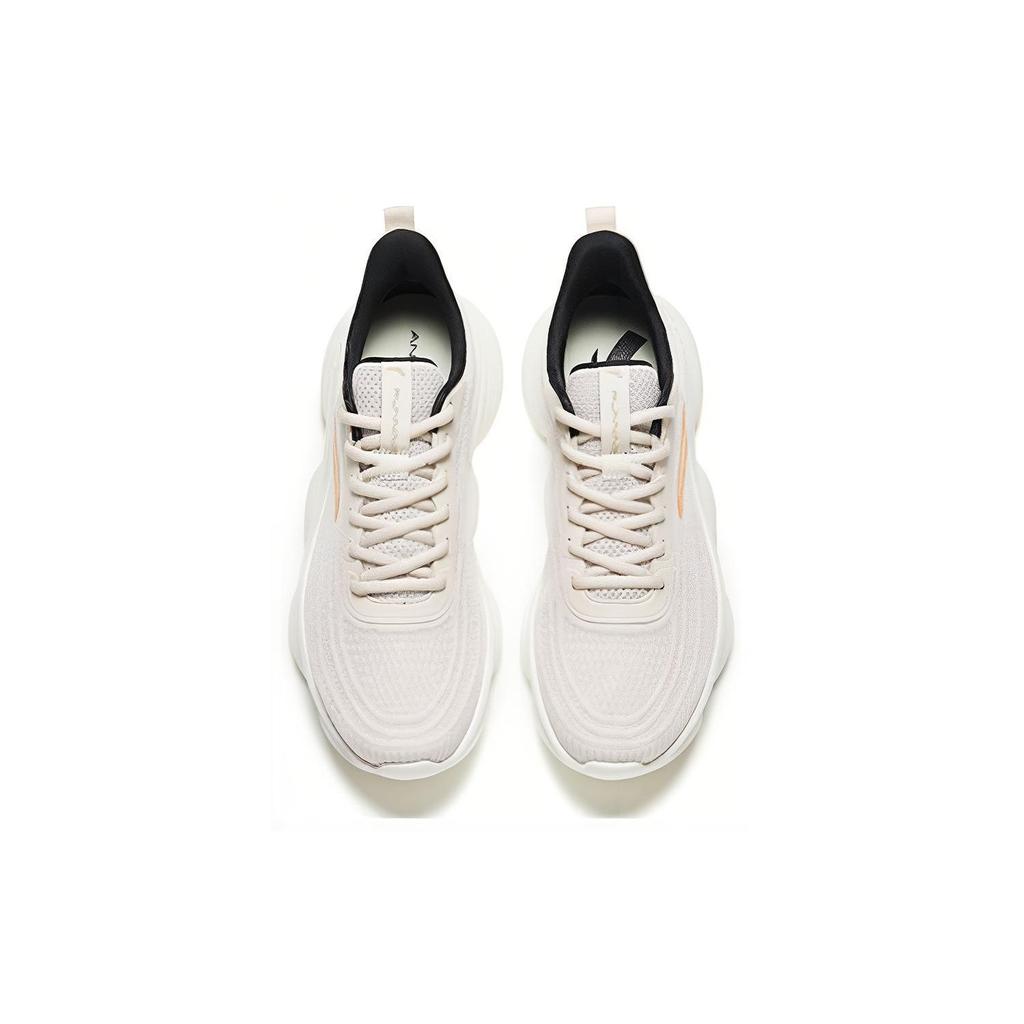 Anta Urban Running Fabric Durable Breathable Low-Top Running Shoes Men Sneaker Mud-Gray 912335572-4