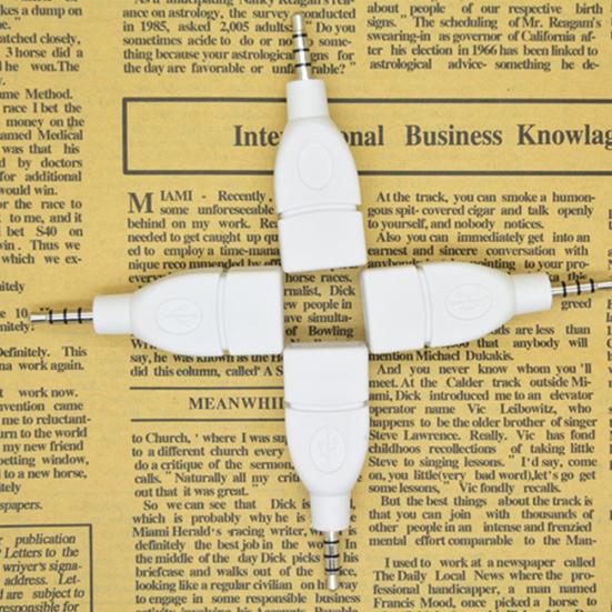 Автомобильный 3,5 мм штекерный разъем на Aux аудио USB 2 гнездовой адаптер-конвертер