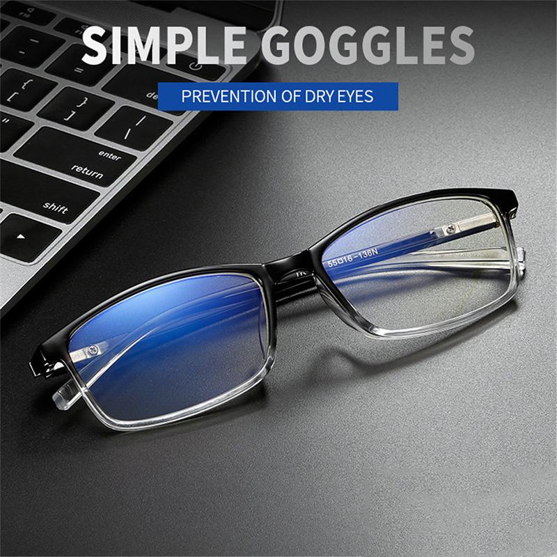 Trendy Unisex Square Stylish Simplicity Anti Blue Glasses Nearsighted Glasses Fashion Reading Glasses Women /Men Eyewear Rays