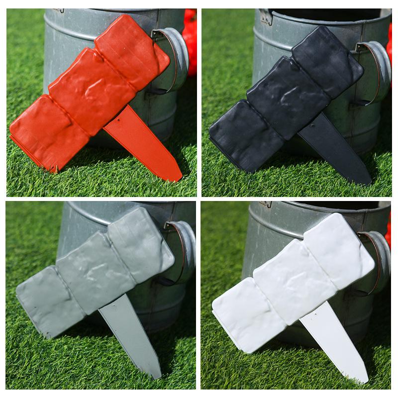 10/20 цветочных клумб, украшения для двора, пластиковые садовые ограждения, ограждения для краев газона, бордюры с эффектом имитации камня, легко собираются