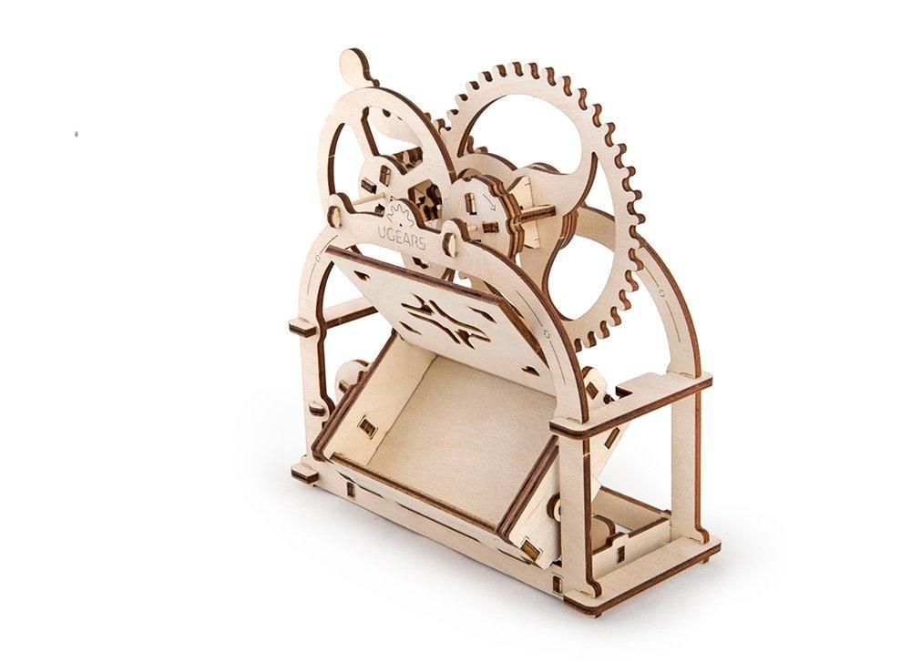 Ugears Mechanical Box 70001 Wooden Puzzle Craft Model Kit No Glue or Tools Required For Adults - -