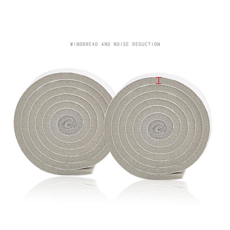 2 Roll/pack Weather Stripping Seal Self Adhesive Seal Strips Foam Window Glass Door Soundproof Anti Collision Dustproof Gap Warm Sealing Tape