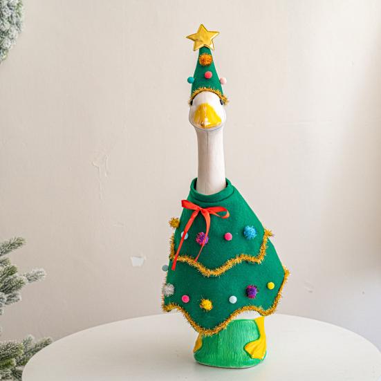 Костюм гуся Набор Декор из цветных шаров Рождественский наряд Праздничные экспозиции Костюм гуся для 23-дюймового газонного гуся