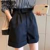 Летние женские костюмные шорты Тонкие модные узкие шорты Свободная рабочая одежда Широкие шорты Высококачественные костюмные шорты Повседневные шорты