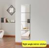Full-length Acrylic Dressing Mirror Sticker for Bedroom or Bathroom Walls, Creating the Illusion of a Larger Space.