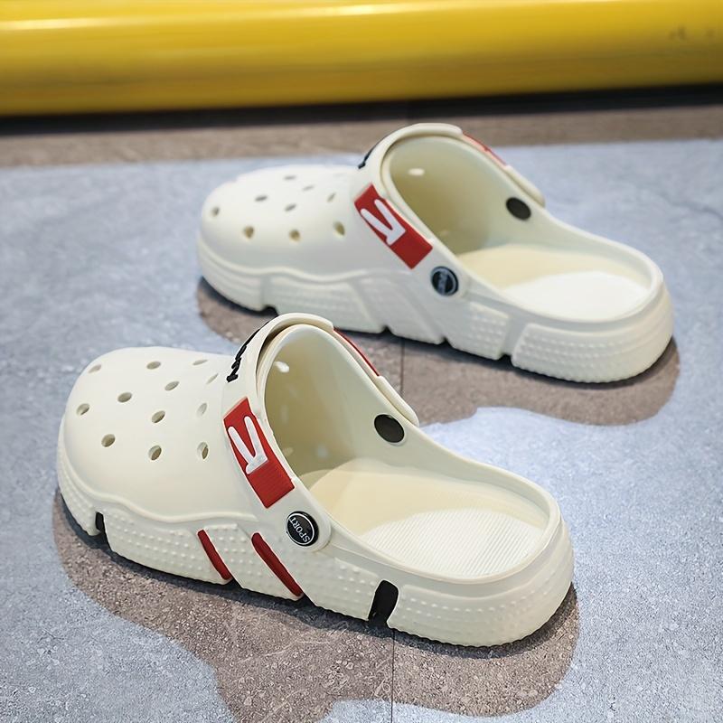 Мужские повседневные удобные мягкие сабо, дышащие легкие сабо для использования в помещении, на открытом воздухе, на пляже, лето