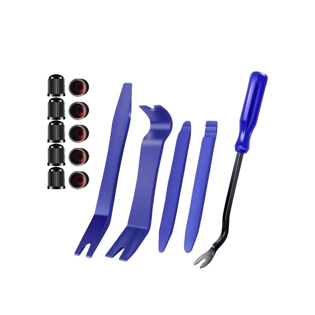 Портативный набор инструментов для снятия панелей автомобиля Съемник гвоздей Установщик радио Клипса Ремонт двери Снятие Отделка приборной панели Аудиоинструмент Рычаг Ручной C6C4