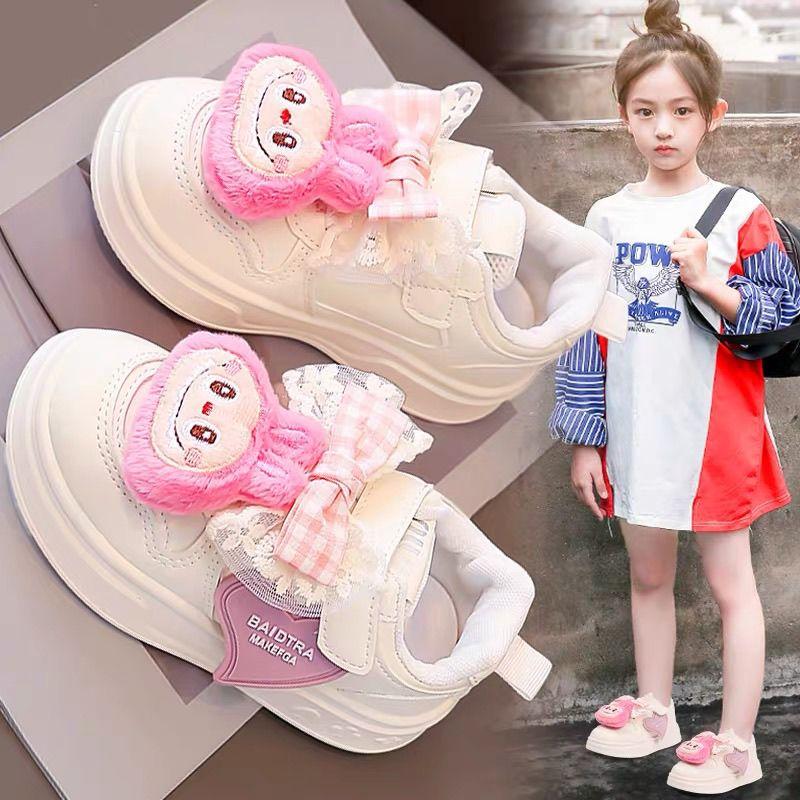Детская спортивная обувь, Весенне-осенние повседневные кроссовки на мягкой подошве, Легкие кеды для девочек