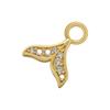ZHUKOU Heart charms start moon Pendant jewelry materials accessories for women handmade earrings supplies VD1221