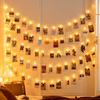 LED Fairy Lights Photo Clip String Lights USB/AA Battery Powered String Lights Bedroom Christmas Party Wedding Decoration