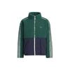 adidas Оригинальная полосатая куртка с карманами на флисовой подкладке, унисекс, зеленая