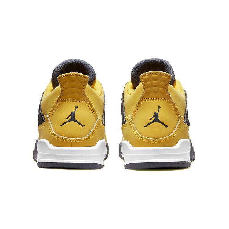 Детские кроссовки Air Jordan 4 Retro PS Lightning 2021 Yellow Tour-Yellow Multi-Color BQ7669-700