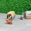 2/4 шт. Реалистичная мини-клетка для собаки и кошки с дверцей, миниатюрный кукольный домик, домик для питомца, аксессуары для кукол, мини-среда обитания для питомцев
