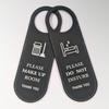 1pcs New Double Sides Door Hanger Sign Wear Resistant Modern Style Warning Hanging Ornament Eye-Catching Door Cleaning Tag Hotel