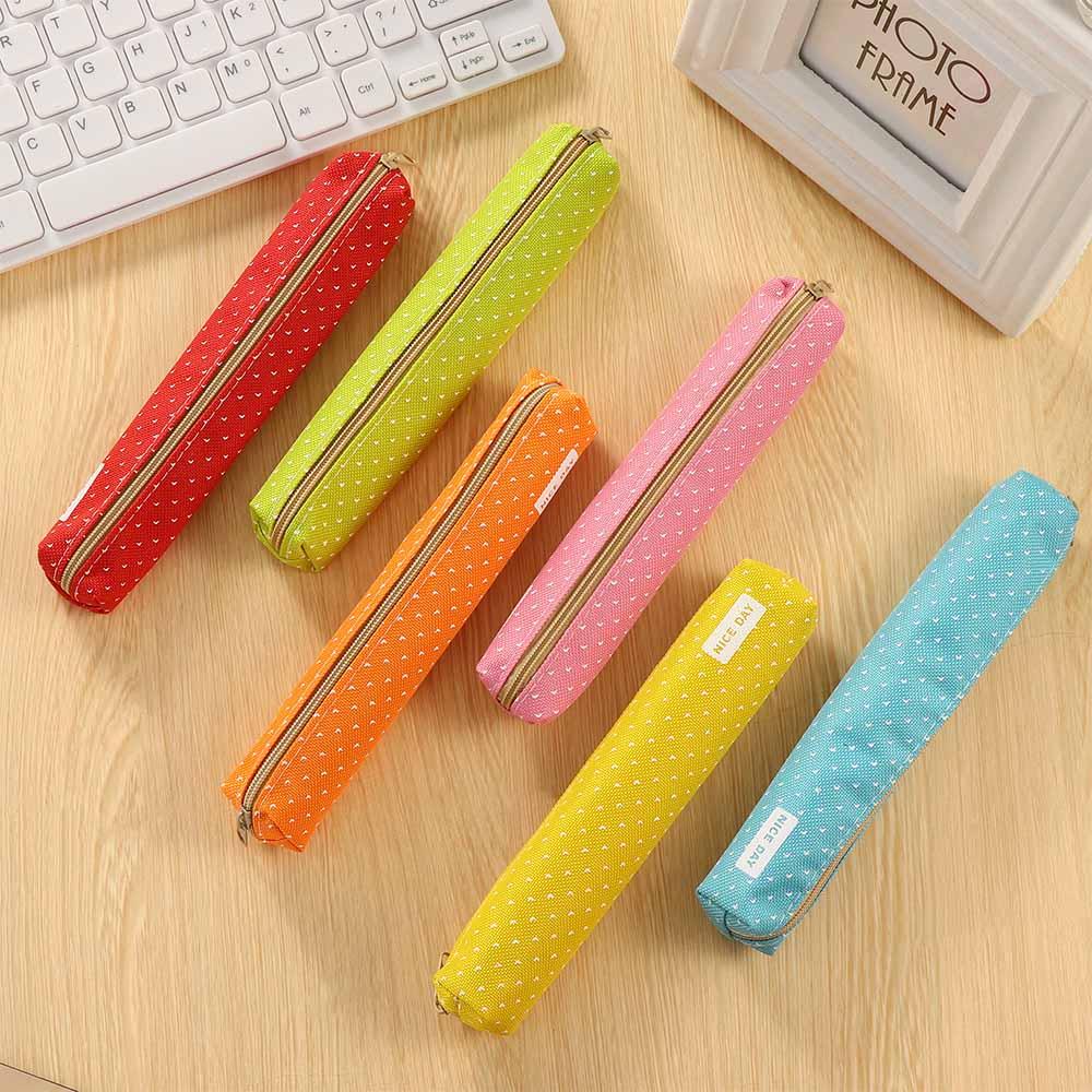Pouch Student Supplies Candy Color Stationery Pen Bag Pencil Pouch Pencil Case Pencil Box