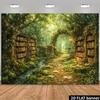 Двумерный Сказочный Лесной Библиотечный Фон для Фотосъемки
