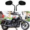 8 мм мотоциклетные боковые зеркала заднего вида для Harley Softail Dyna SPORTSTER XL 883 1200 Touring Road King Street Glide
