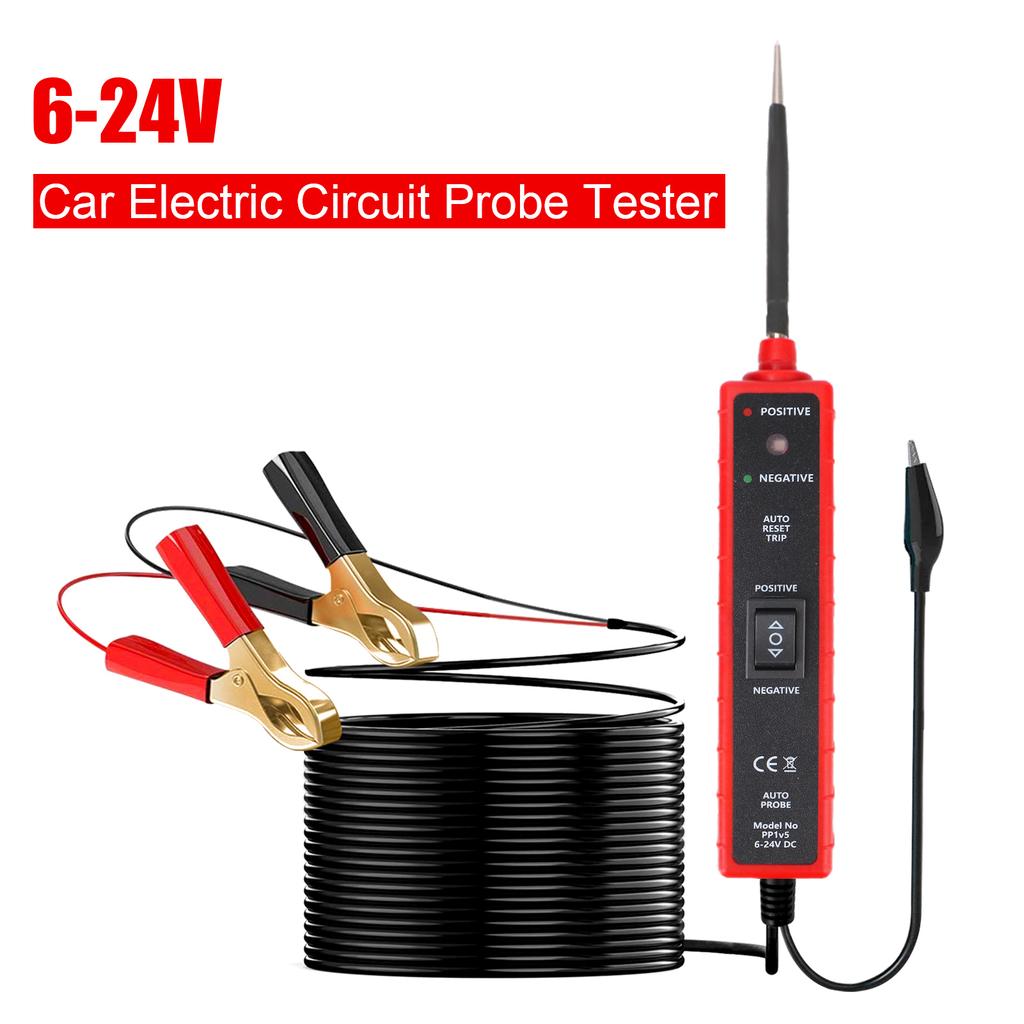 Инструмент для диагностики электрической системы, светодиодный светильник, силовой зонд, ручка, многофункциональный тестер автомобильных цепей с автоматическим сканированием мощности