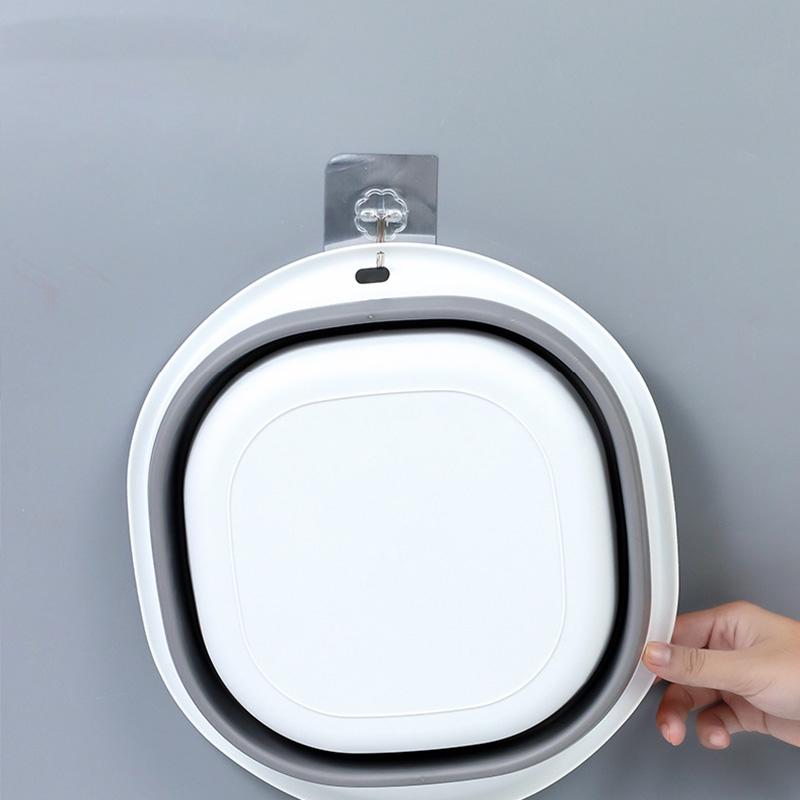 Multi-purpose Folding Wash Basin Portable Laundry Tub Hanging Bathroom Sink Travel Hiking Picnic Cleaning Tool Bathroom Products