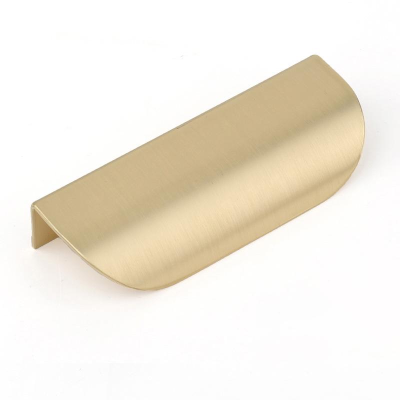Шкаф золота формы листьев латунный вытягивает ручки тяги ящика ручек мебели медные