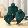 1PC Portrait Model Jewelry Stand Dresser and Window Beige Green Necklaces Portrait Necklace Holder Gift 2 Colors