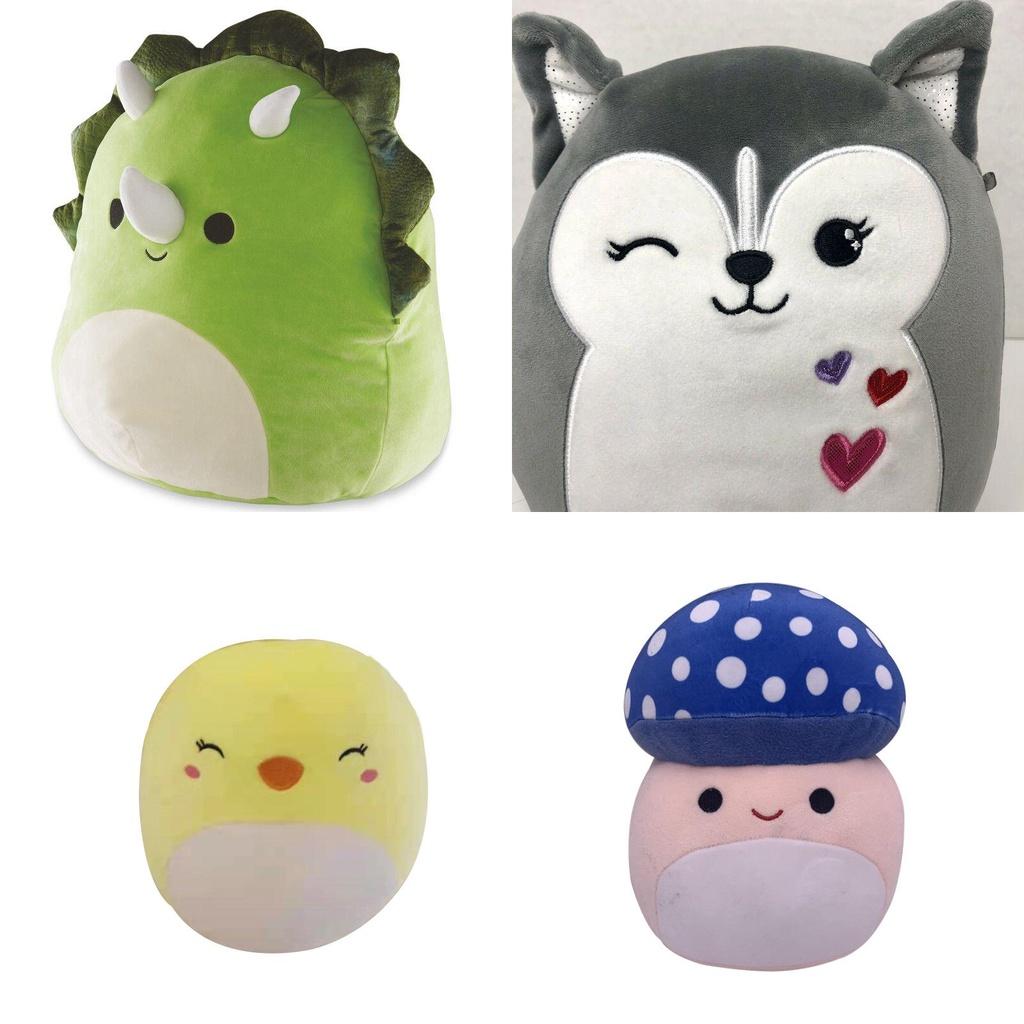 И милая плюшевая игрушка Squishmallow с изображением Stump The Skeleton Squad Bouncer**