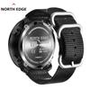 NORTH EDGE Мужские спортивные цифровые часы для бега и плавания, военные армейские часы, альтиметр, барометр, компас, водонепроницаемый браслет 50 м
