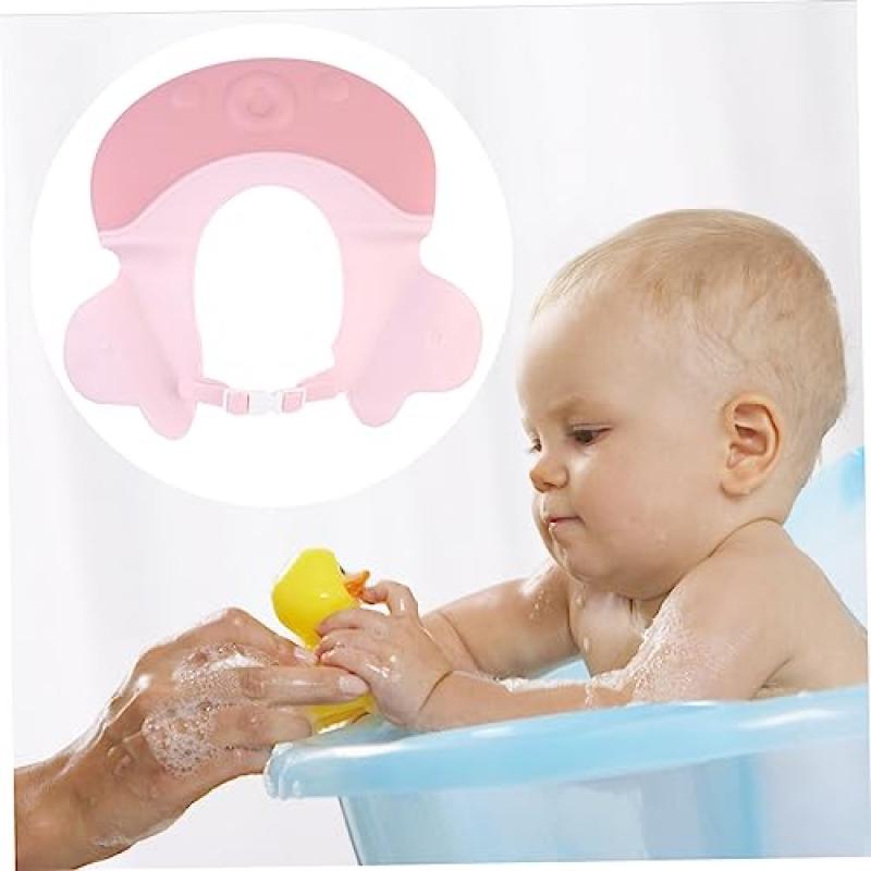 Shampoo Cap for Adults and Babies, Safe Waterproof Bathing Hat, Hair Washing Visor Shield, Kids Shower Protective Cap, Anti-Splash Sport