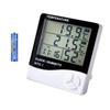 Mini Digital Thermometer Hygrometer Clock Indoor Room Temperature Humidity Gauge Meter Monitor