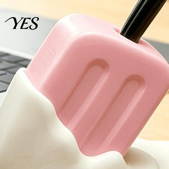 Decorative Study Accessory Cute Melting Popsicle Pen Holder, Unique Stationery Organizer, Office Supply Container Durable PLA for And School Supplies