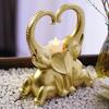 Пара Слонов Подсвечник День Святого Валентина Украшение На Колонну Канделябры Ресторан Подсвечник Свадьба