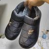 Обувь женская хлопковая обувь зимняя новая однопедальная на толстой подошве водонепроницаемые хлопковые ботинки с эластичным голенищем теплые зимние ботинки