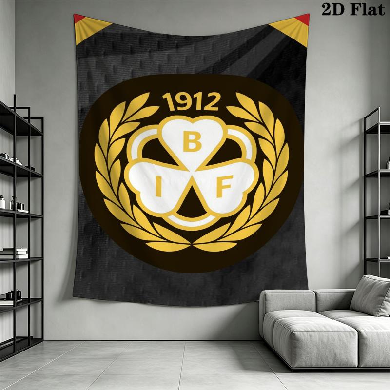 Brondby IF Wall Tapestry Aesthetic Wall Hanging Printed Fabric Blanket Decorative Tapestries for Bedroom Living Room Home Decor
