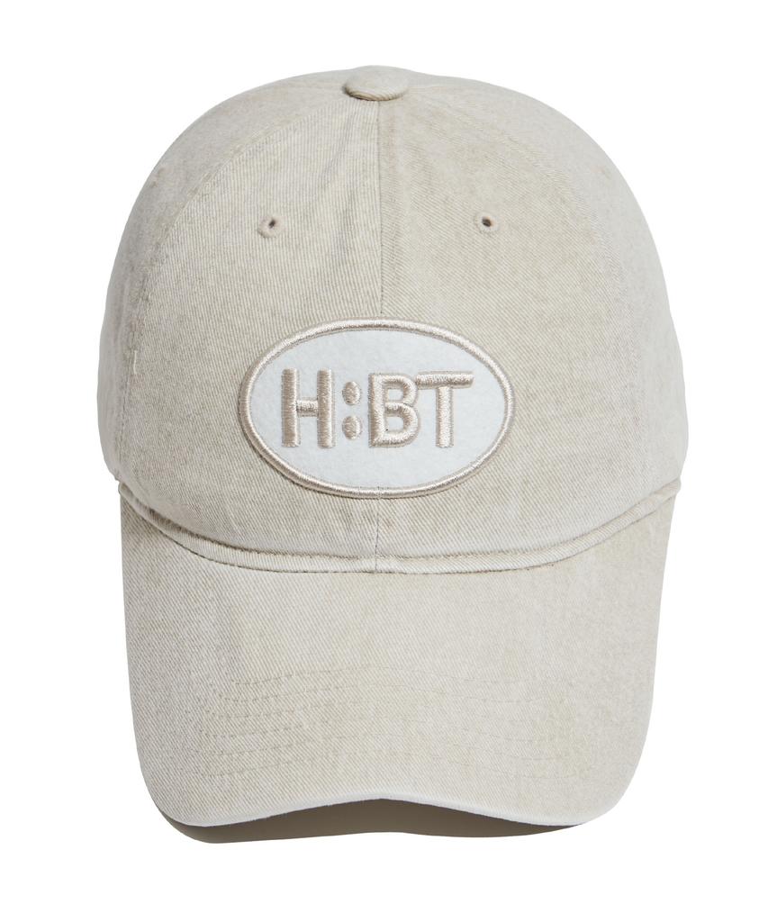 Кепка-бейсболка Hebeles Hbt Casual с нашивкой, пигментная стирка - Бежевая