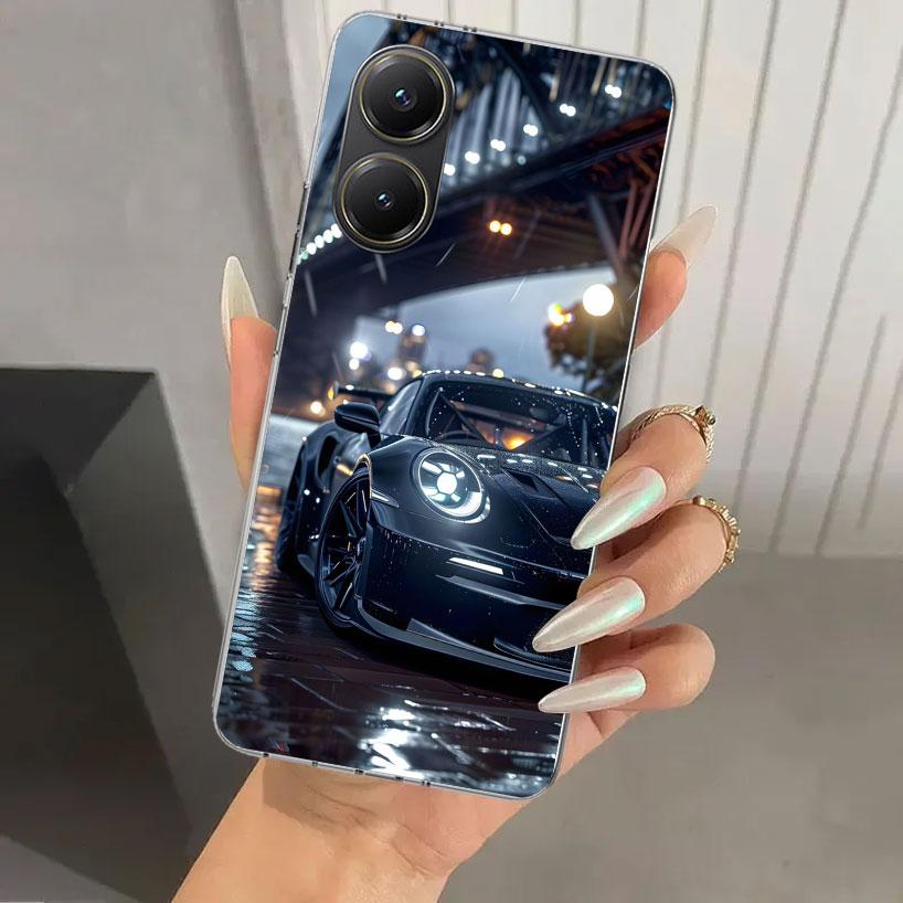 Чехол для телефона Спортивный автомобиль 911 для Xiaomi Poco X5 X6 X7 Pro F7 Ultra M7 Redmi 15 15C 13 13C 12 12C 10 10A 10C 9 9A 9C 9T Оболочка Poco X