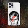 D-David Singer B- Чехол для телефона Bowies для iPhone 16,15,14,13,12,11 Plus,Pro Max,XS,X,XR,SE,Mini,8,7, Мягкий силиконовый черный чехол
