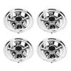 4 шт. Хромированные серебристые колпаки на колеса для гольф-кара, универсальные, 8 дюймов, замена для E Z GO