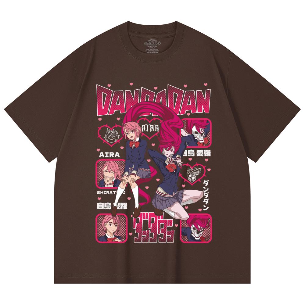 230 Gsm 100% Cotton Dandadan V11 Aira Print Unisex Heavy Cotton T Shirt