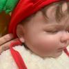 Кукла Reborn Sleeping Boy, 3D кожа, мягкий силикон, 60 см, игрушка с сосудистыми венами, тканевое тело, как настоящее искусство, подарок Bebe