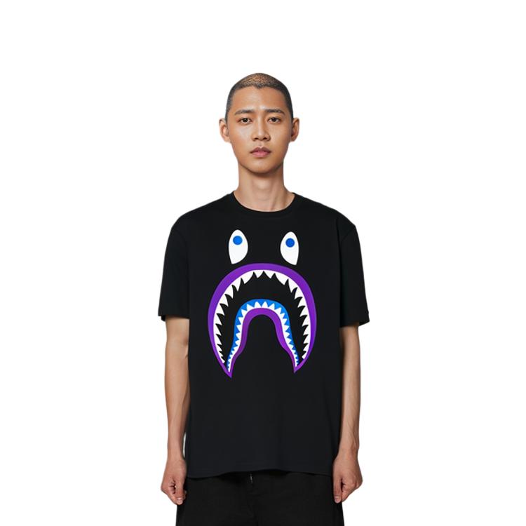 Bape Colors Футболка с принтом акулы Ponr 0ZXTEM110016M
