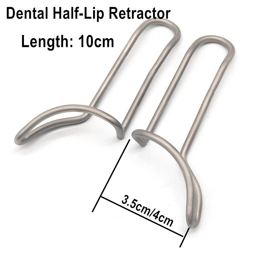 Стоматологический ретрактор для губ и щек, открывалка для рта, нержавеющая сталь, ретрактор для половины губ, кляп для рта, фотографический инструмент, автоклавируемый