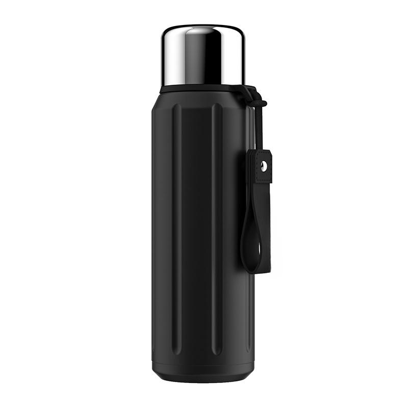 Cup with Glass of Water 316 Inner Stainless Steel Vacuum Flask 600 Ml Large Capacity Travel Mug
