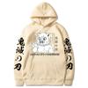 Demon Slayer Inosuke Hashibira Hoodies Anime Kimetsu No Yaiba Hooded Cute Kawaii Oversized Hoody Tops Men Women Sweatshirts